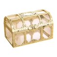 thumbnail image 1 of EIMELI Vintage Transparent Storage Box Candy Trinket Jewelry Holder Organizer Container, 1 of 8