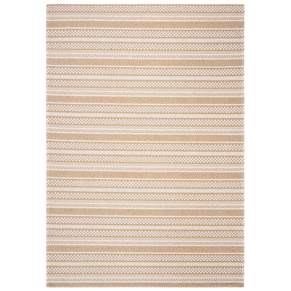 SAFAVIEH Augustine Topher Striped Area Rug, Taupe/Beige, 5' x 7'