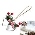 thumbnail image 2 of Christmas Decoration Bells, Bells for Christmas Trees, Hanging Decorative Bell, Versatile Ornament for Wreaths, Door, Wall, Window, Mantle Garland and New Year Party Home Decoration,White,4*7*14, 2 of 4