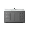 thumbnail image 6 of Wyndham Collection Wcv232360scmunsmxx Avery 60" Free Standing Single Basin Vanity Set -, 6 of 7