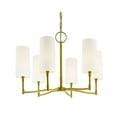 thumbnail image 2 of Hudson Valley Lighting - Dillion - Six Light Chandelier - 25 Inches Wide by 18, 2 of 2
