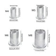 thumbnail image 2 of 100pcs M4 M5 M6 M8 Rivet Nut, Threaded Insert Rivet Nuts, Stainless Steel Rivet Nuts, Used for Repairing Crafts, 2 of 5