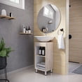 thumbnail image 2 of Gabinete de baño Maderkit para Lavabo Ceniza 35 cm Ancho x 76 cm Alto x 31 cm Fondo, 2 of 7