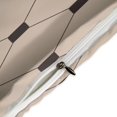 thumbnail image 4 of 3 Pcs Soft Bedding Set, Includes 1 Duvet Cover with Zipper And 2 Pillow Shams,Vintage Brown Tiles Pattern Queen(90"×90"), 4 of 8