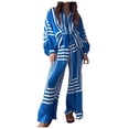 thumbnail image 1 of jovatis Costumes pour Femmes 2024 Costume Ample Mode Short Imprimé Pantalon Coloré Ensemble Décontracté Deux Pièces, 1 of 9