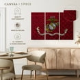 thumbnail image 4 of Elephant Stock Usa Marine Corps Wall Art - Horizontal Multi Panel Canvas - Living Room Wall Decor - Military Multi Panel - Red And Green Decor - 45" x 28", 4 of 4