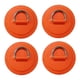 thumbnail image 3 of 4 parches de anillo en D de acero inoxidable para kayak, sin pegamento, incluye almohadilla fija para anillo en D. Naranja, 3 of 8