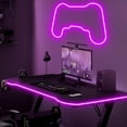 thumbnail image 6 of LED Neon Rope Light, Purple 12V Silicone Neon Rope Light, 16.4Ft/5M Waterproof Flexible DIY Cuttable LED Strip Lights for Bedroom Party Festival Indoor Outdoor Decoration (Power Adapter not Included), 6 of 7