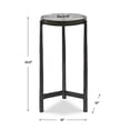 thumbnail image 5 of Uttermost Eternity Iron & Glass Accent Table in Gunmetal, 5 of 5