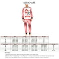 thumbnail image 4 of Conjunto de pijama navideño a rayas, pijama de manga larga a rayas rojas y blancas, conjunto de pijama navideño a rayas diseñado a medida, 4 of 4