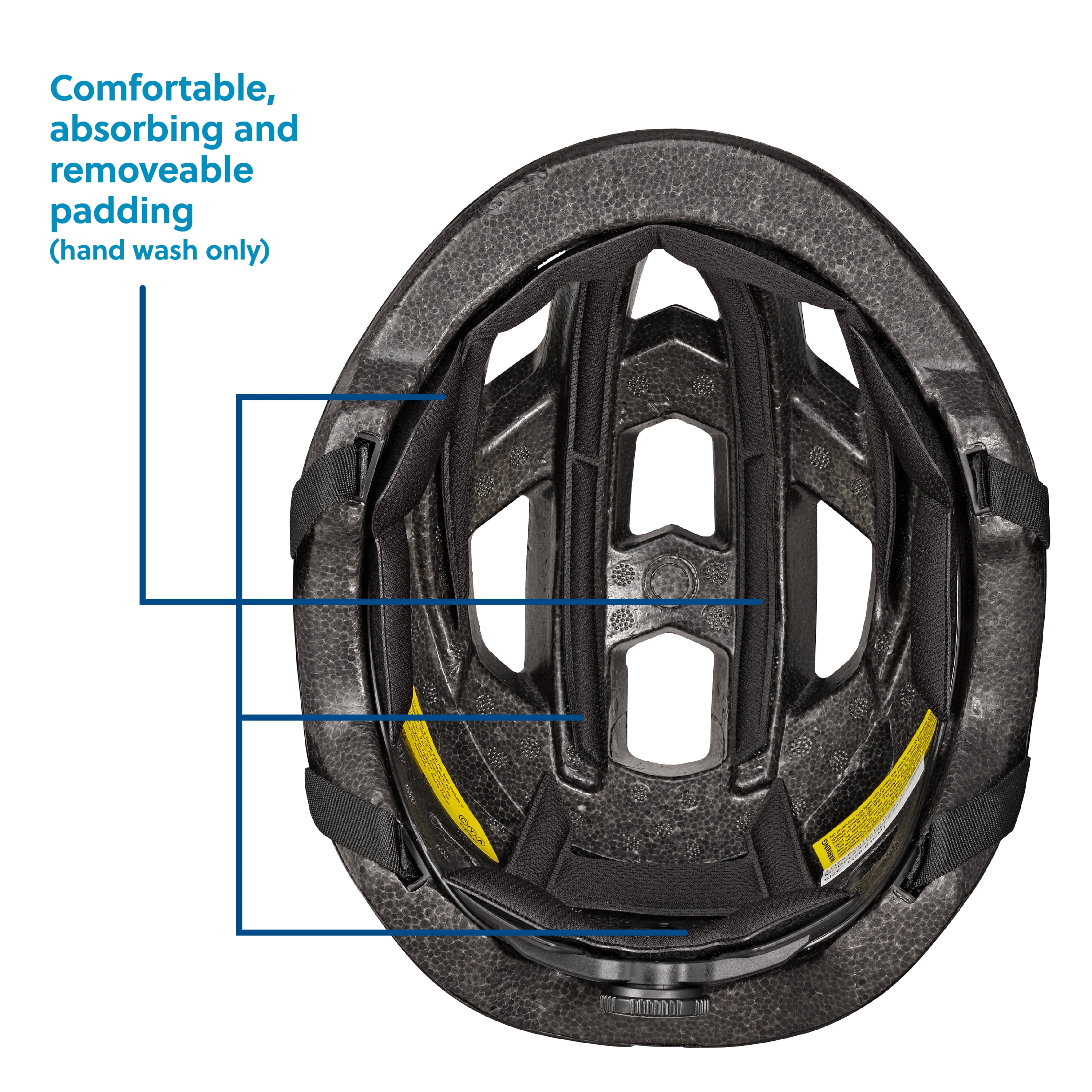 Concord Youth Black Bike Helmet, Adjustable, Tweens Ages 8+