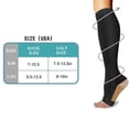 thumbnail image 3 of L/XL Open Toe Function Nylon Pressure Socks Elastic Compression Sleep Socks, 3 of 4
