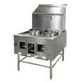 thumbnail image 2 of 36 in. Chinese Wok Range Natural Gas/Liquid Propane with Waterfall, NSF Certified, 2 Burners Wok Range, 2 of 10