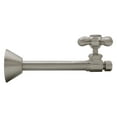 thumbnail image 4 of Westbrass Cross Handle Straight Valve with 5 inch Copper Sweat Extension Tube, Stainless Steel, 4 of 6