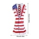 thumbnail image 5 of Accesorios de golf Chaqueta de la bandera americana de la PU 1 3 5 CAUSOS REGALOS AUMENTES A prueba de agua para los golfistas Hombres Fairway Driver Protector Número de placa Methold OD008022-00, 5 of 5