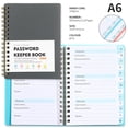 thumbnail image 2 of Clearance! Compact A6 Password Coil Notebook – Index Tabbed Keeper, a Portable Journal Notebook for Business Meetings and Password Storage, 2 of 3