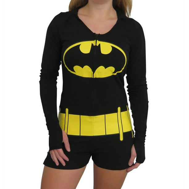 Batman Costume Women's Romper-Medium 