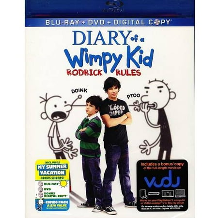 Diary Of A Wimpy Kid 2: Rodrick Rules (Blu-ray + DVD + Digital HD) (Walmart Exclusive)