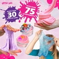 thumbnail image 5 of Glitter Galz Jumbo Mega Slime Kit, 75-Piece Premade Slime Making Kits, 5 of 8