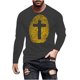 thumbnail image 2 of Blusas y camisas de manga larga y cuello redondo para hombre, camisetas informales con estampado de cuello redondo, blusas de manga corta para hombre, 2 of 5