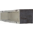 thumbnail image 6 of 4"H x 4"D x 48"W Hand Hewn Faux Wood Fireplace Mantel, Onyx, 6 of 13