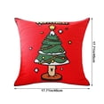 thumbnail image 3 of Fiudx Ofertas flash Artículos en oferta Funda de almohada navideña con alfabeto, funda de almohada navideña, decoración de almohada navideña, almohada para sofá, almohada para cama en casa, 3 of 6