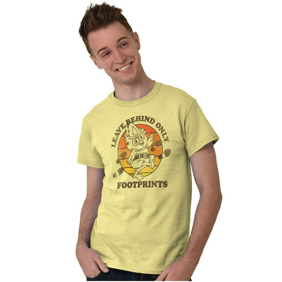 Woodsy Owl Don't Pollute U.S. Forest Men's Graphic T Shirt Tees Brisco Brands S