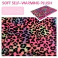 thumbnail image 3 of Sennaux Pet Bed Crate Mat Reversible Pad for Cats Dogs Leopard Pattern, Small, Washable, 3 of 8