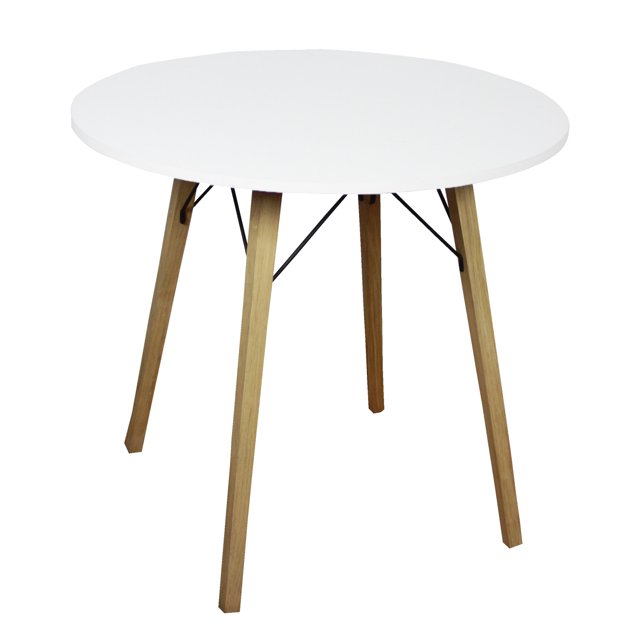 Mesa Redonda Moderna Minimalista Estilo Eames Blanco Onstore