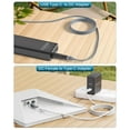 thumbnail image 4 of USB C to DC5521 Power Adapter 20V Input Type C to 5.5x2.1mm Converter 100W Compatible for Satellite Dish, 4 of 8