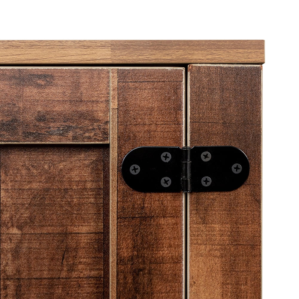 Kadyn Farmhouse TV Stand, Wood TV Cabinet with Storage, Entertainment Center TV Console for Living Room, Walnut Kadyn Farmhouse TV Stand, Wood TV Cabinet with Storage, Entertainment Center TV Console for Living Room, Walnut