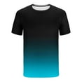 thumbnail image 7 of Miqool Men's Big & Tall Gradient Short Sets 2 Piece Outfits Summer Tracksuits Casual Short Sleeve T Shirt & Shorts with Pockets, 7 of 7