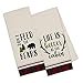 thumbnail image 3 of Design Imports DII Cabin Rules Ensemble de 2 Torchons Ornés, 3 of 3