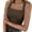 Brown, variant on GERsome Women's Tank Tops Square Neck Solid Color Slim-Fit Basic Layer Cami Tank Summer Sleeveless Fitness Workout Casual Tops S-2XL
