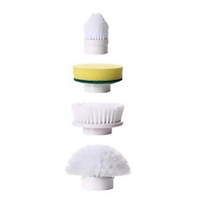 Cabezas de Cepillo de Repuesto para Juego Multifunción de 4 para Baño, Piso, Pared Y Cocina Sunnimix Cabezal de cepillo de scrubber