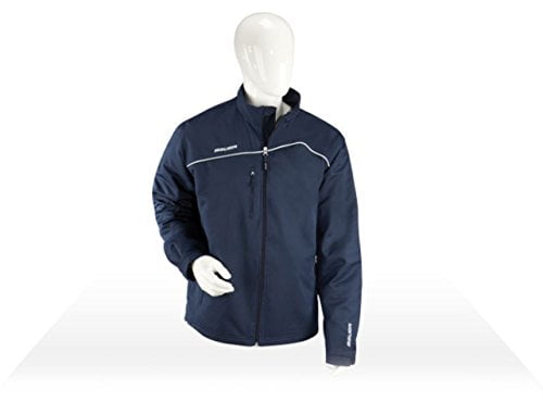 Bauer Midweight Senior Hockey Warm Up Jacket (Navy Small) by