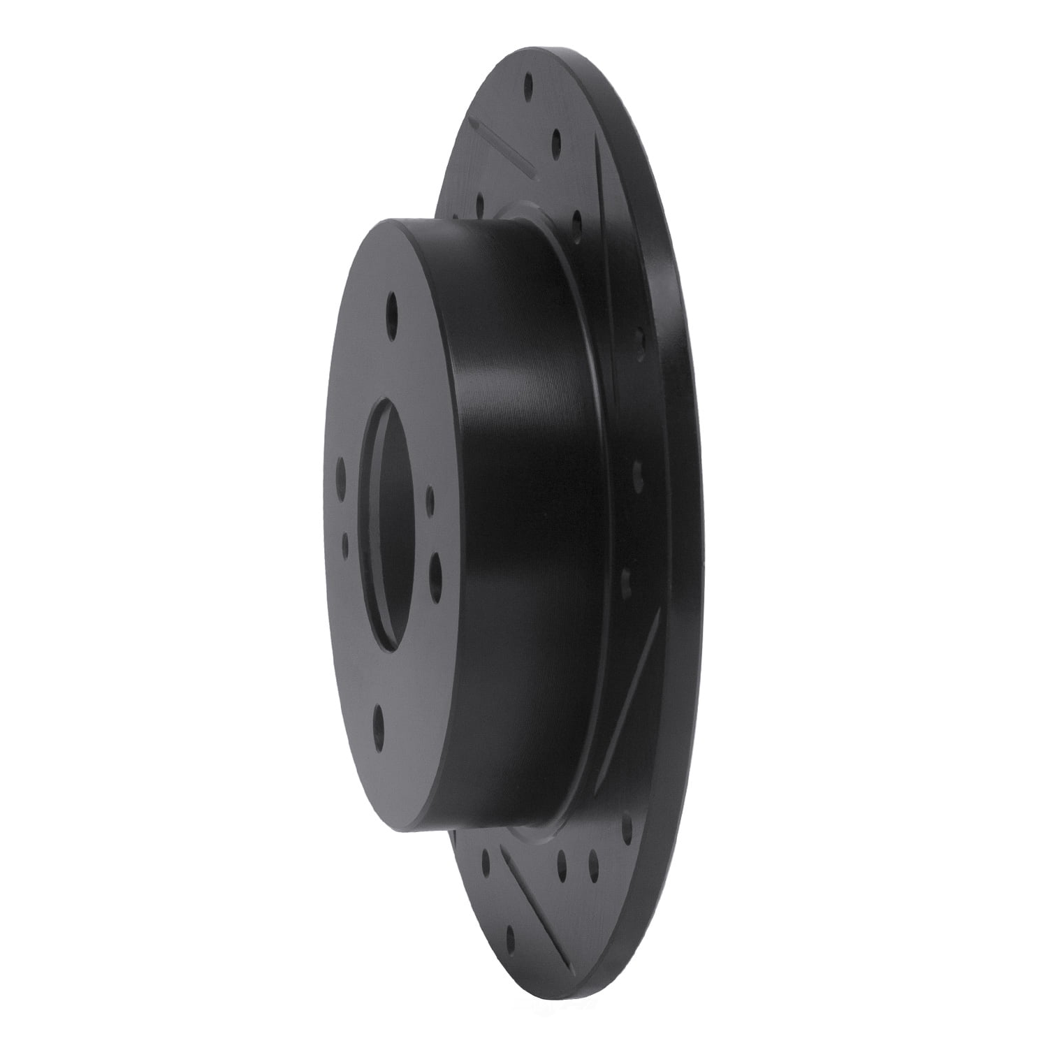 Dynamic Friction Company 633-67029R DFC Brake Rotor - Drilled And Slotted - Black