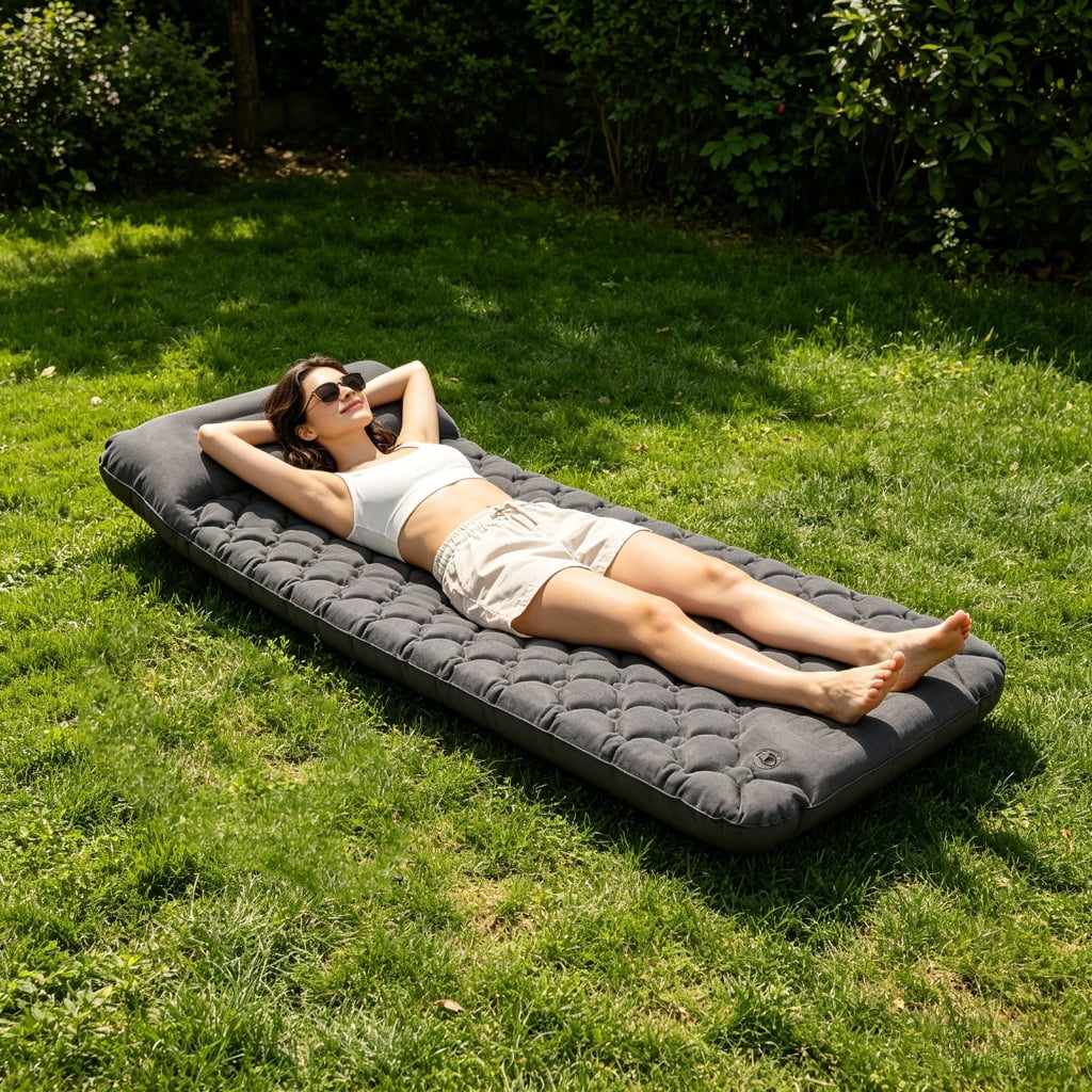 Durability Outdoor Air Beds With Comfortable Pad Inflatable Mattress Light Weight Portables Car Tent