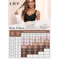 thumbnail image 4 of LWP Womens No Underwire V Neck Wavy Bra Wireless Support Push up Bra Full Coverage Bralette Seamless Everyday Bra, 4 of 8