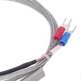 thumbnail image 3 of K Type Thermocouple Probe Temperature Sensor Detector Gauge 304 Stainless Steel M8 Thread 2meter, 3 of 5