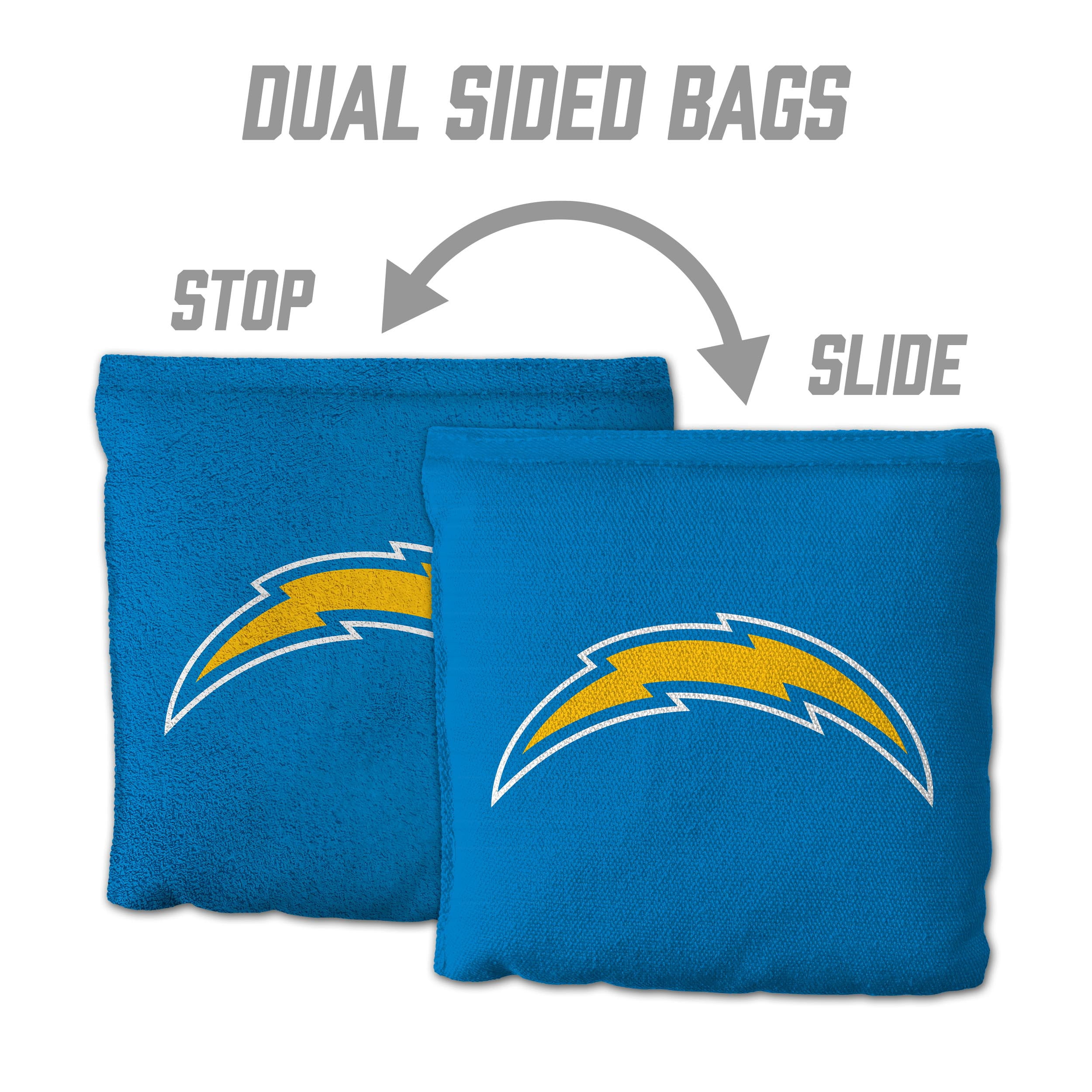 Los Angeles Chargers 8pk Licensed Cornhole Bags