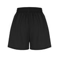 thumbnail image 6 of Taqqpue Women's High Waisted Athletic Running Shorts with Side Pockets,Workout Gym Sweat Shorts Casual Solid Color Drawstring Shorts with Pockets, 6 of 9
