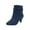 Blue, variant on Kourt Bootie Short Ankle Boot Low Heel Women's Winter Shoes (Wide Widths Available)