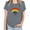 Gray, variant on Summer Tops for Women Trendy Short Sleeve Lgbt Pride Month Printed Floral Print Casual Crewneck Tops Pullover Blouse T-Shirt White L