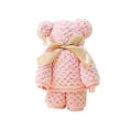 thumbnail image 1 of Toalla de oso Linda toalla de vellón coral Regalo de mano Boda Toalla absorbente para el hogar Toalla de mano, 1 of 6