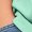 A-Mint Green49, variant on Bobifish Boys Basic Tee Simple Short Sleeve Crew Neck Color Block Ribbed Collar Kids Unisex Tshirts Summer Cozy Layering Tops