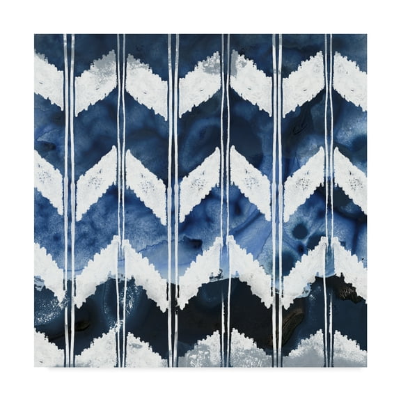 Trademark Fine Art 'Indigo Impression I' Canvas Art by June Erica Vess