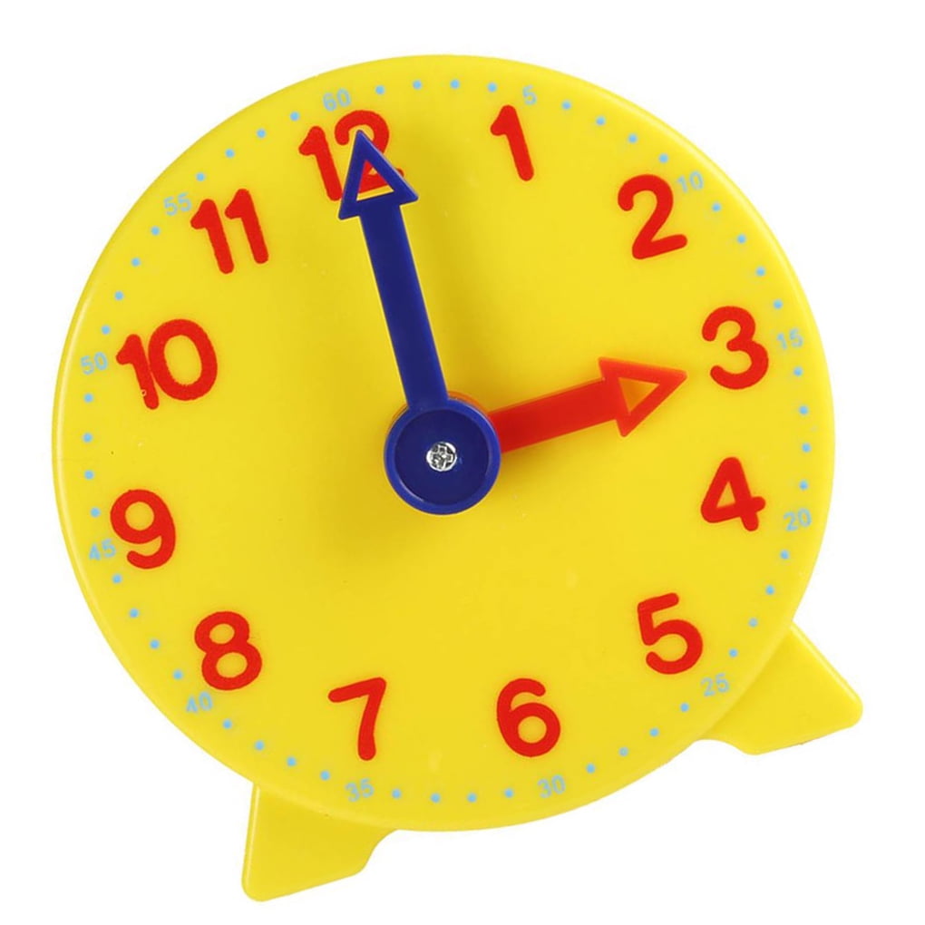 ABIDE Educational Kids Learning Clock Toy Simple Preschool Early