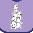thumbnail image 4 of Inktastic Kawaii Westie Stack Boys or Girls Baby Bib, 4 of 4
