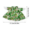 thumbnail image 3 of Porch Goose Outfits, Summer Vacation Style Costume, Includes Hawaiian Shirt, Flower Lei, Sunglasses, and Sun Hat for 23 Inch Geese, 3 of 4